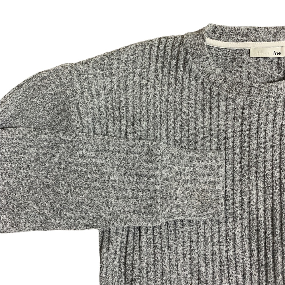Aritzia Wilfred free grey sweater/shirt - loose fit, mid length